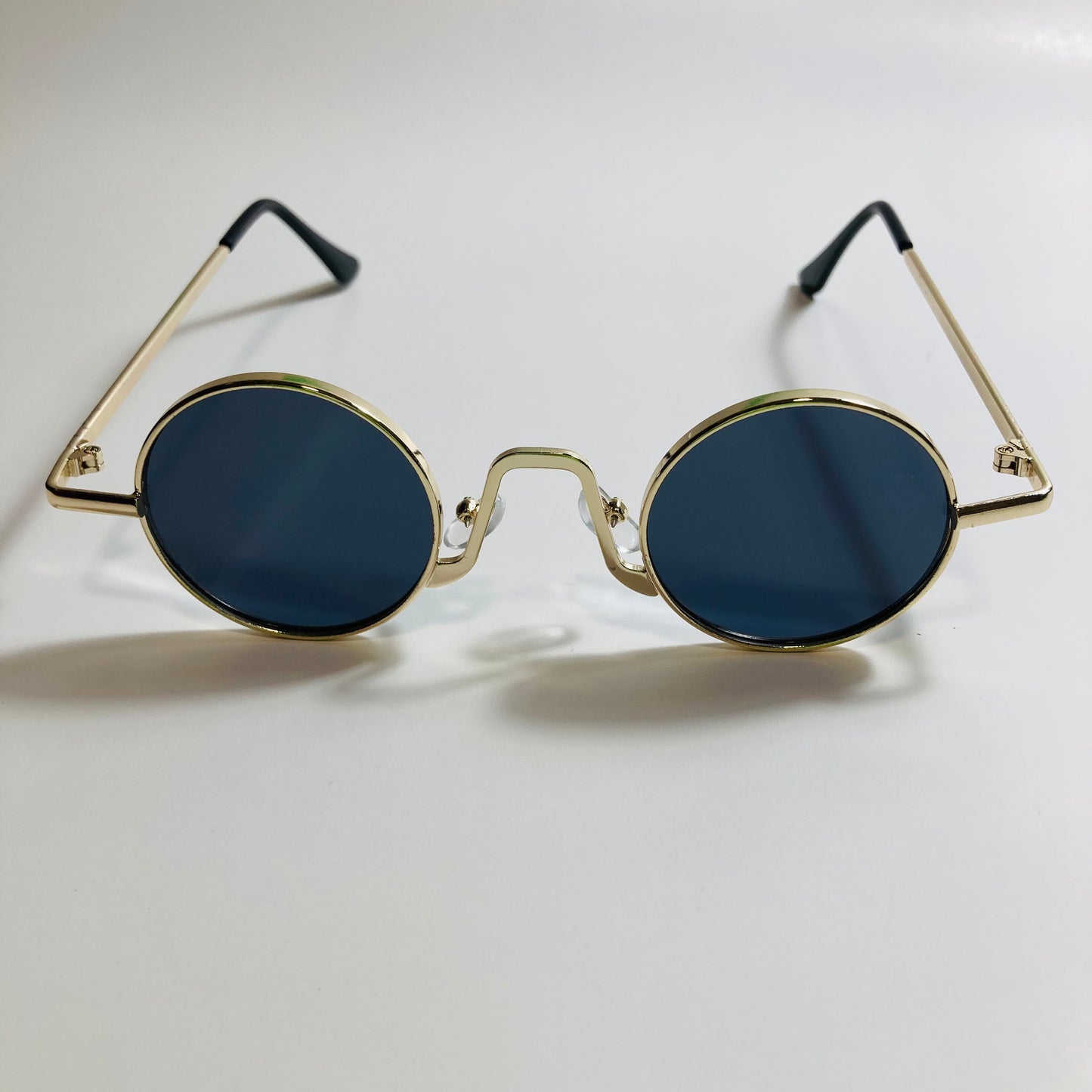 womens and mens gold and black ozzy osbourne sunglasses