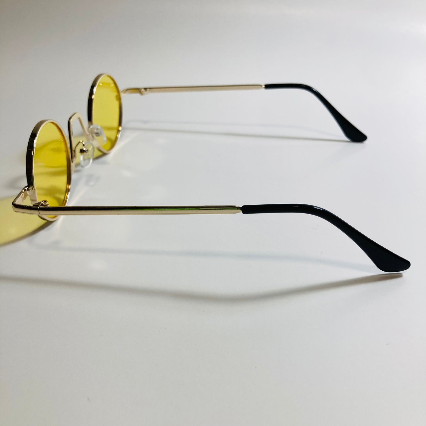 womens and mens gold and yellow ozzy osbourne sunglasses