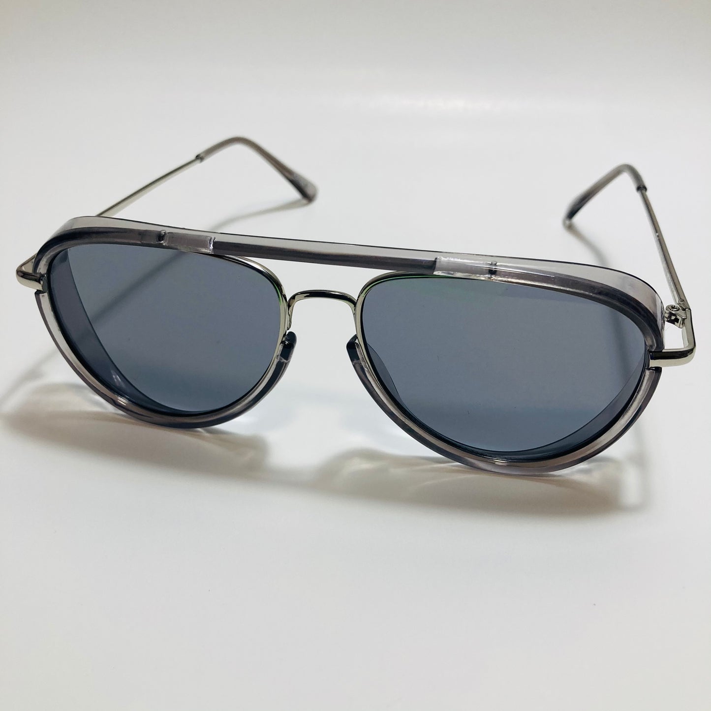 womens and mens small black aviator sunglasses