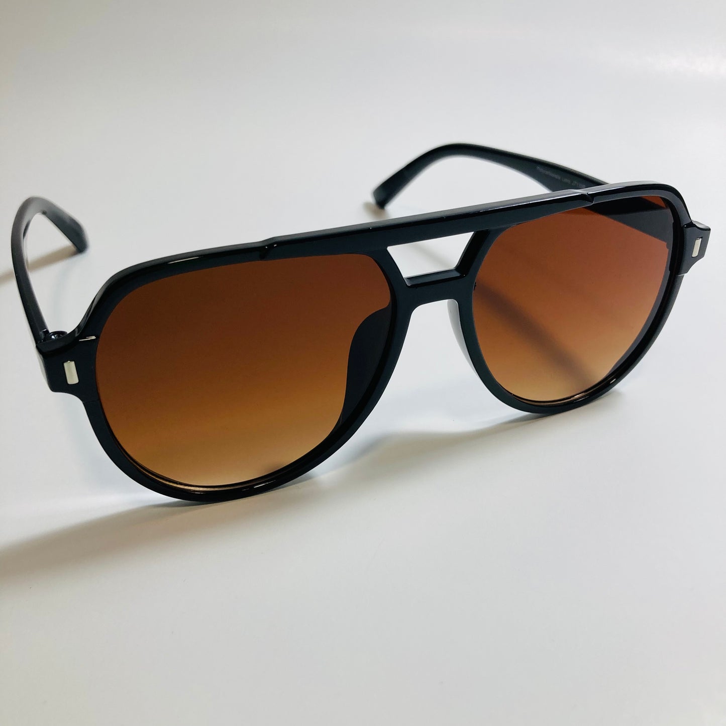 mens and womens black and brown aviator sunglasses