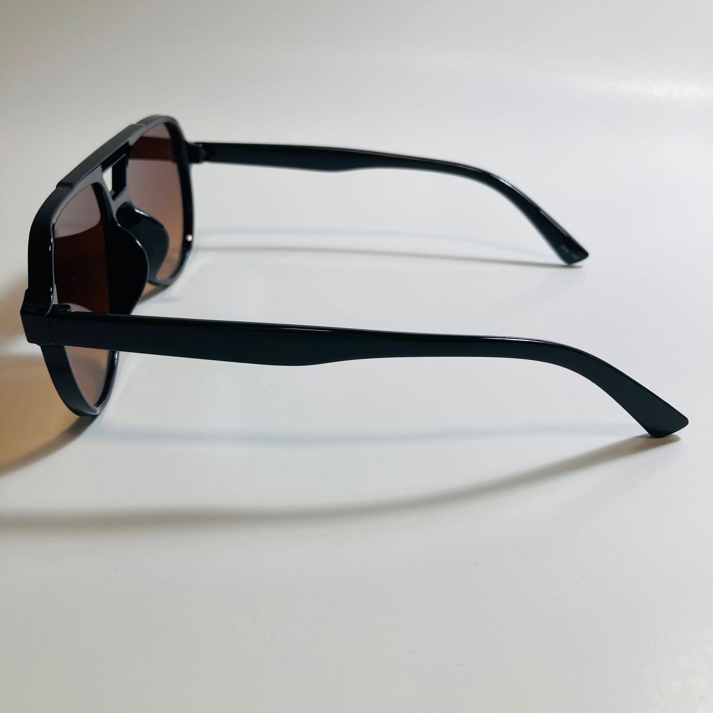 mens and womens black and brown aviator sunglasses