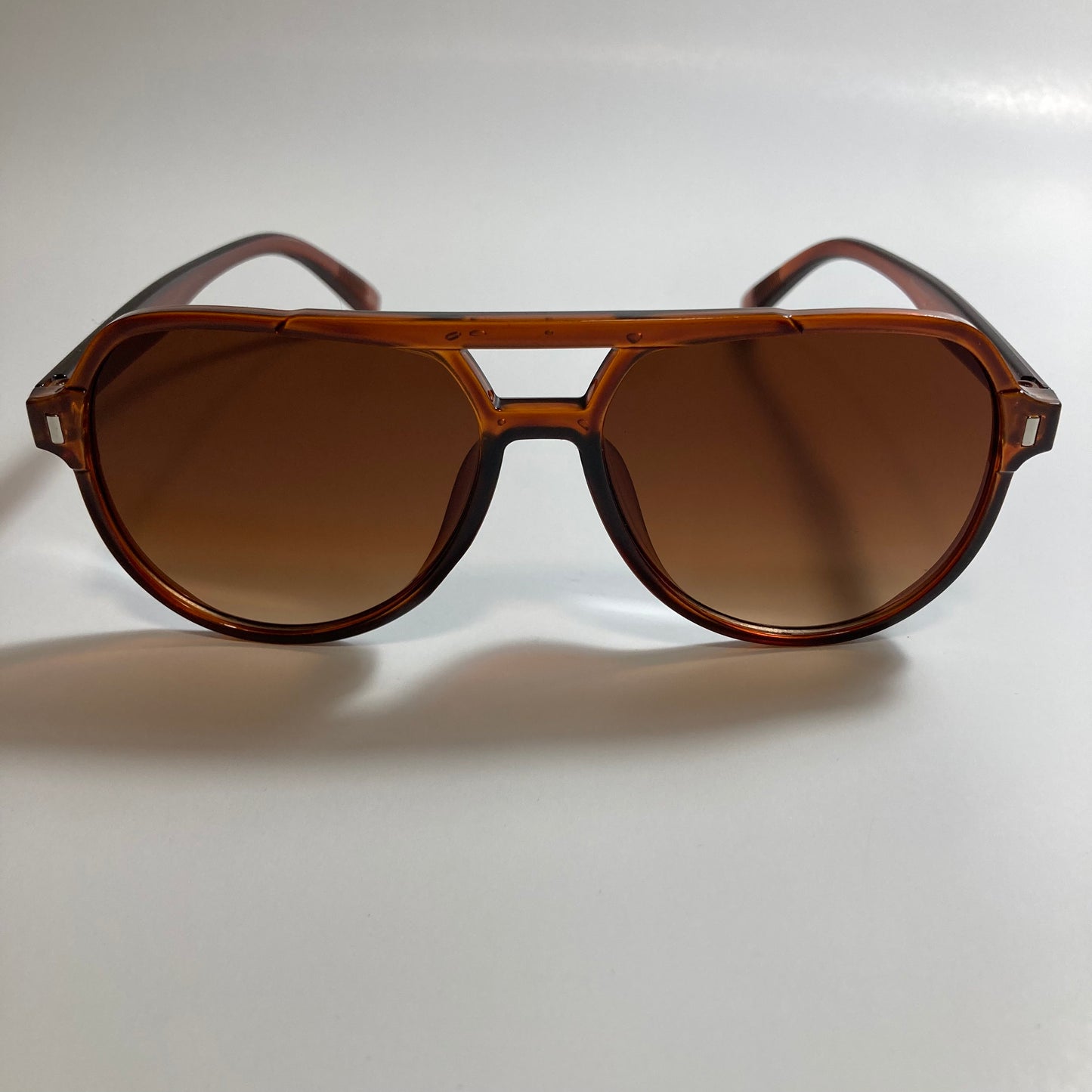 mens and womens brown aviator sunglasses
