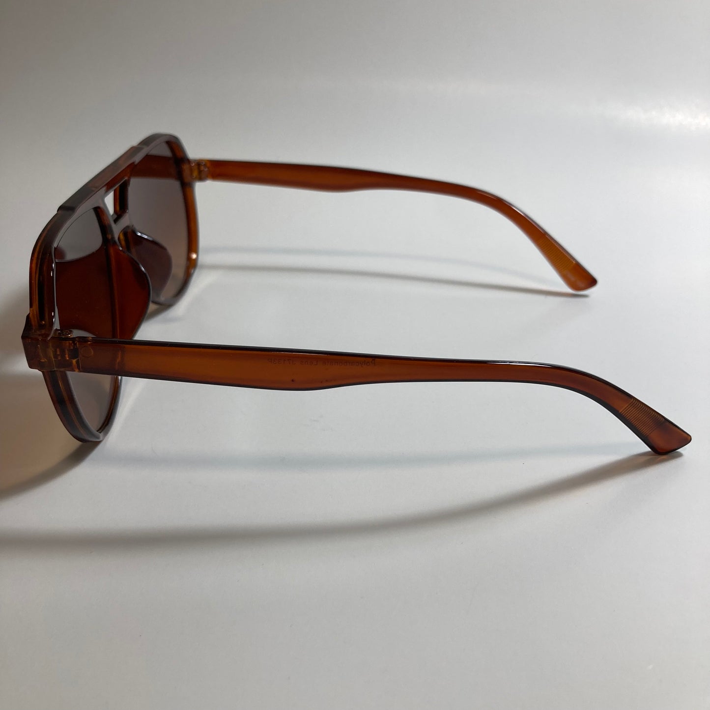 mens and womens brown aviator sunglasses