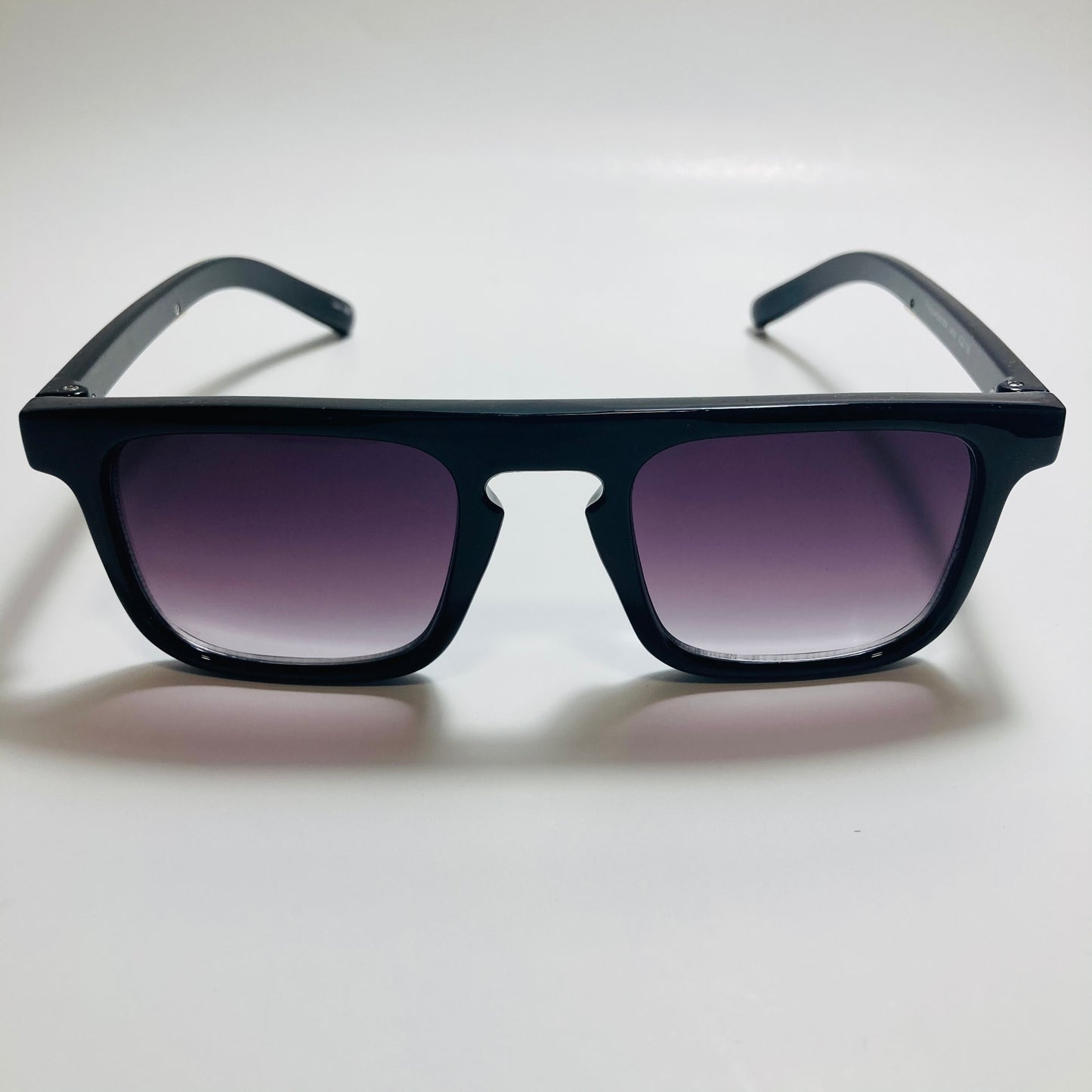 mens and womens black square sunglasses