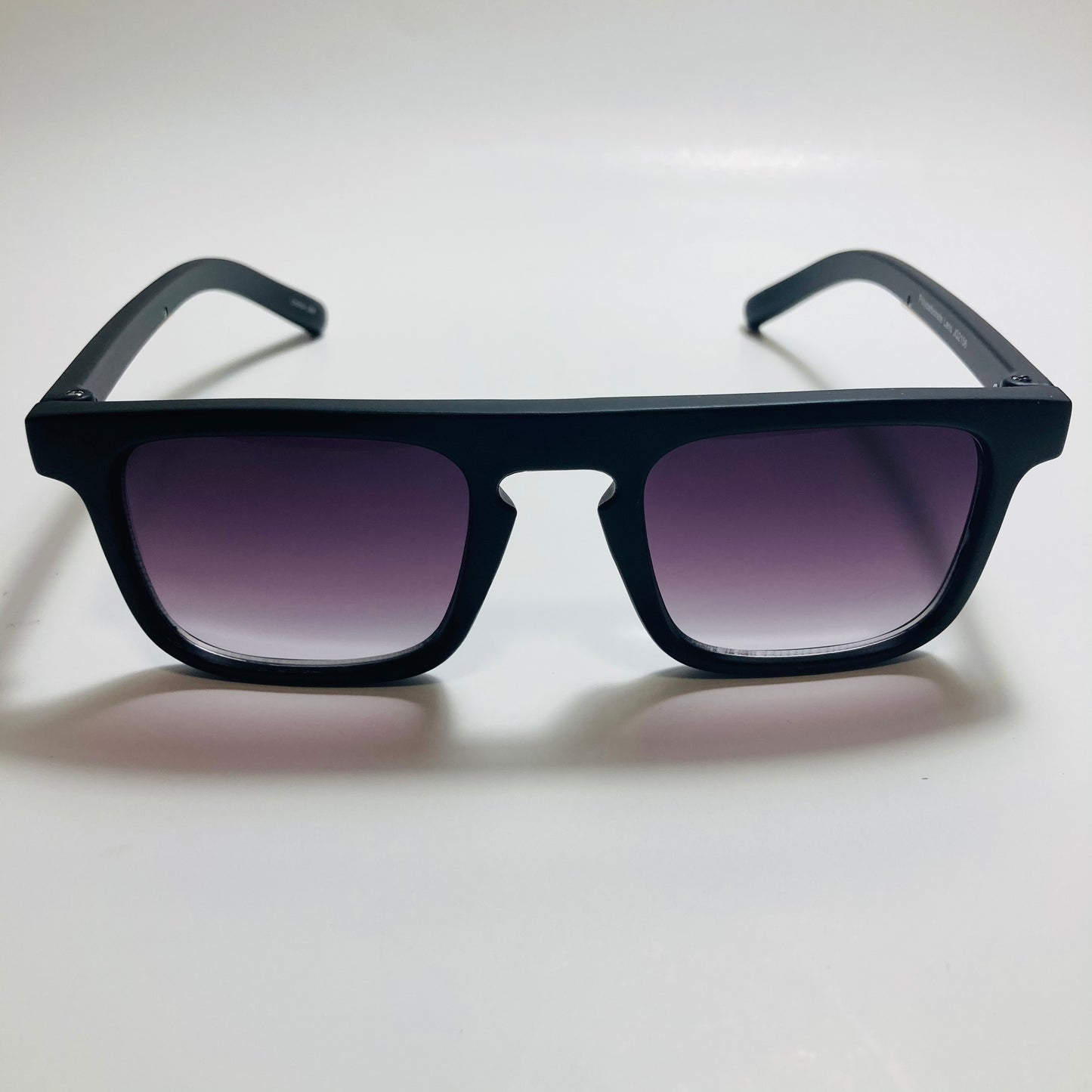 mens and womens black square sunglasses