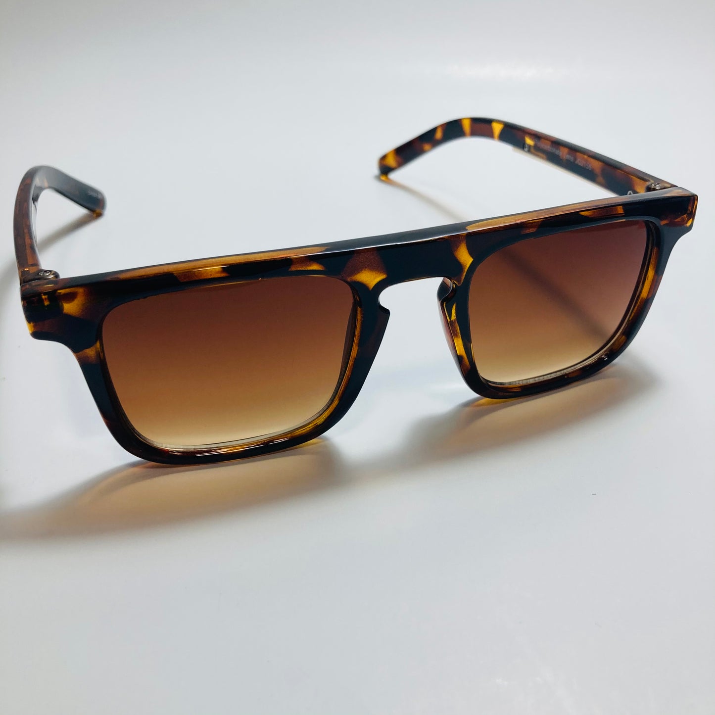 mens and womens brown square sunglasses