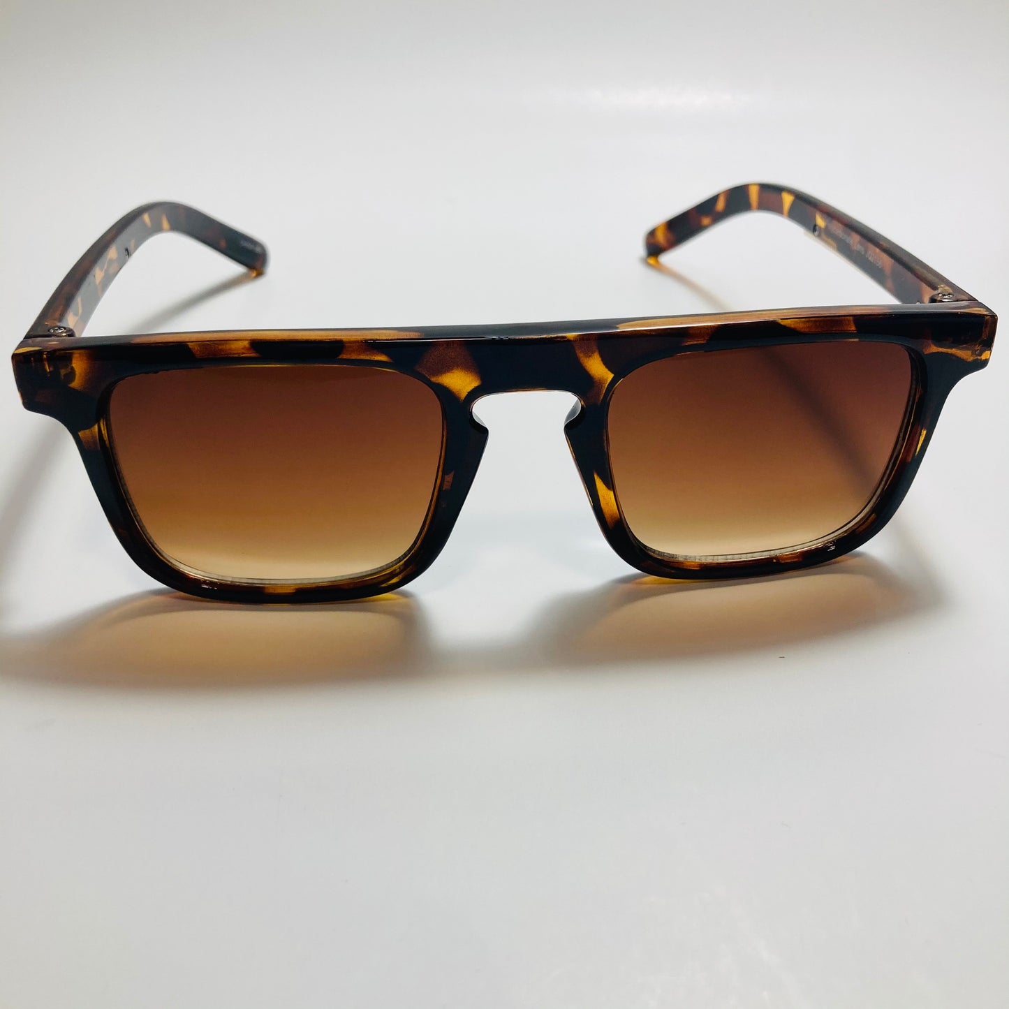 mens and womens brown square sunglasses
