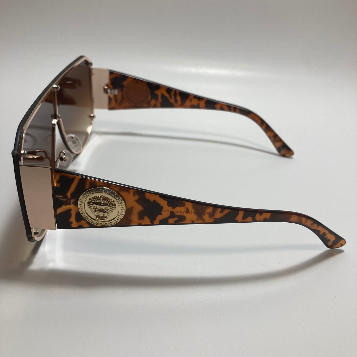 brown shield sunglasses