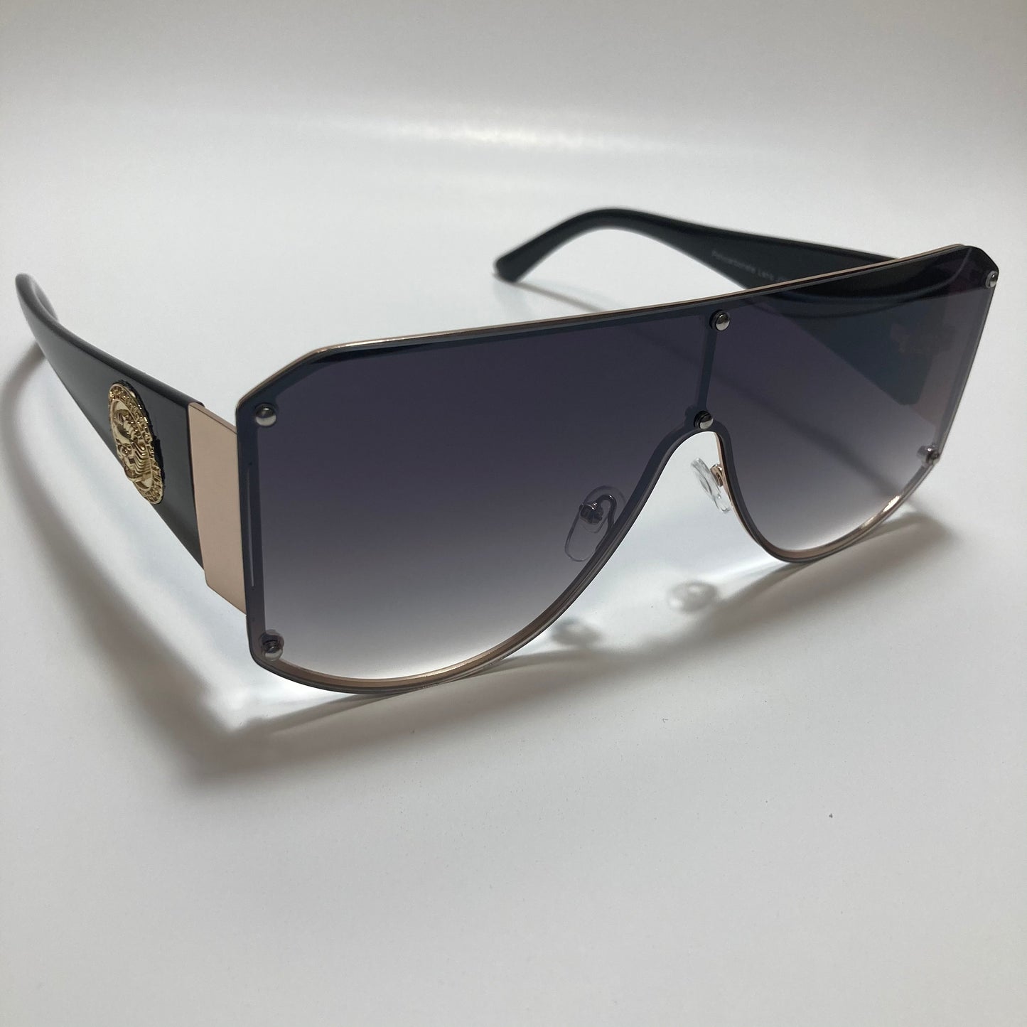 black shield sunglasses