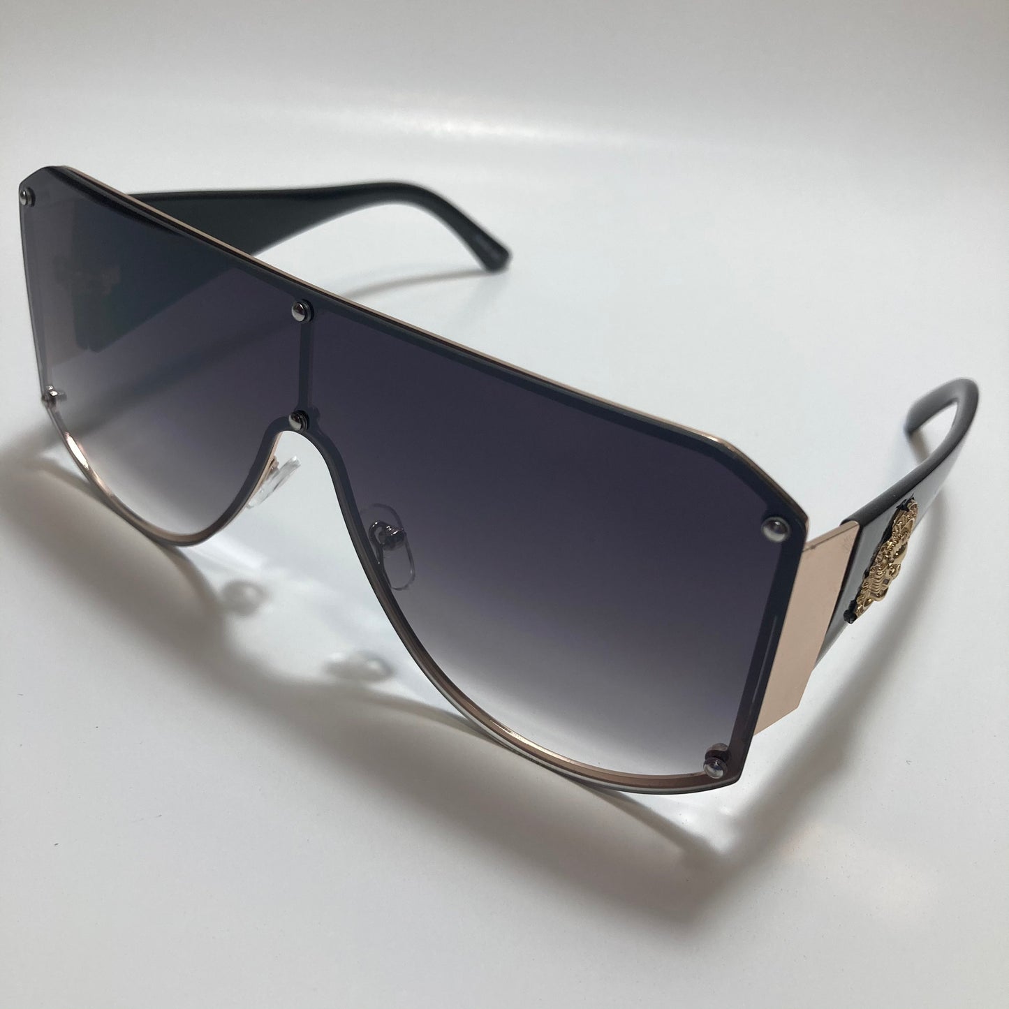 black shield sunglasses