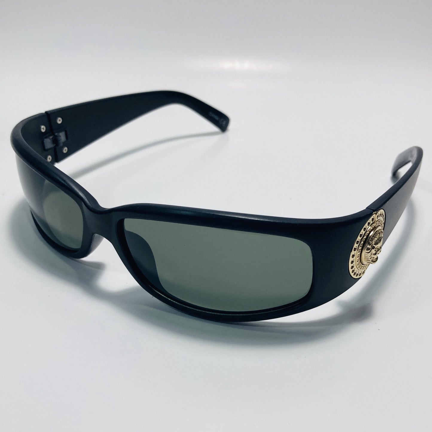 black and green womens and mens wrap around sunglasses