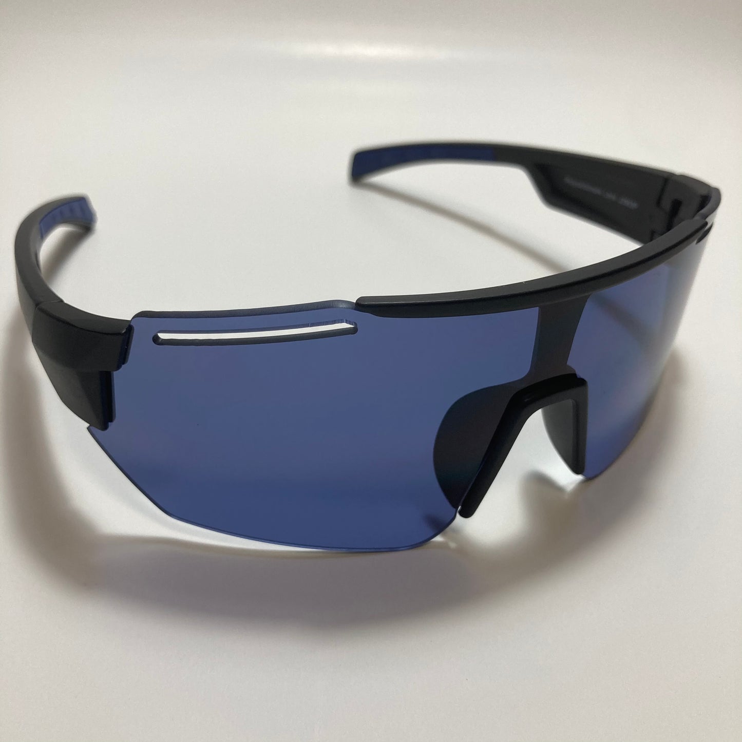 retro wrap around sunglasses with mirror lenses