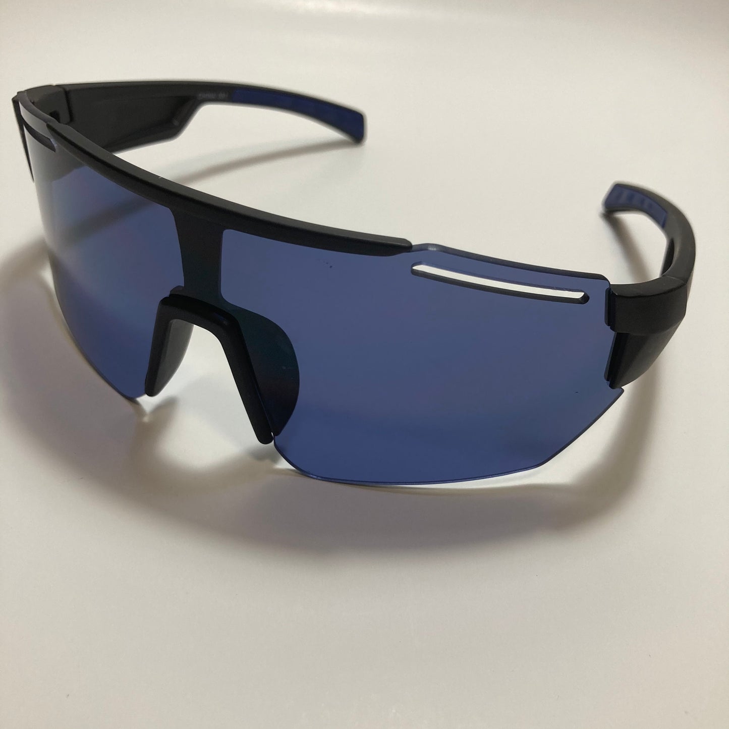 retro wrap around sunglasses with mirror lenses