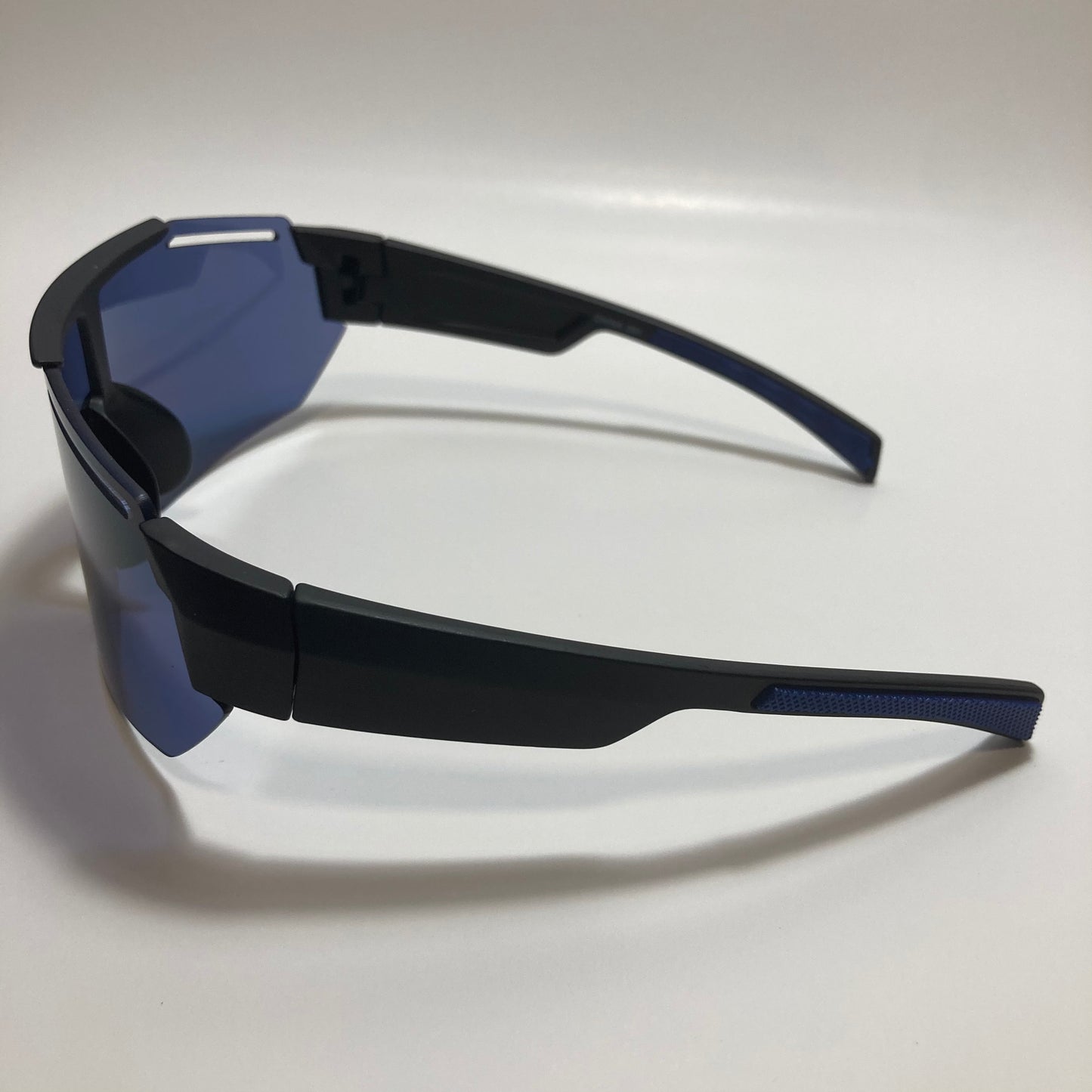 retro wrap around sunglasses with mirror lenses