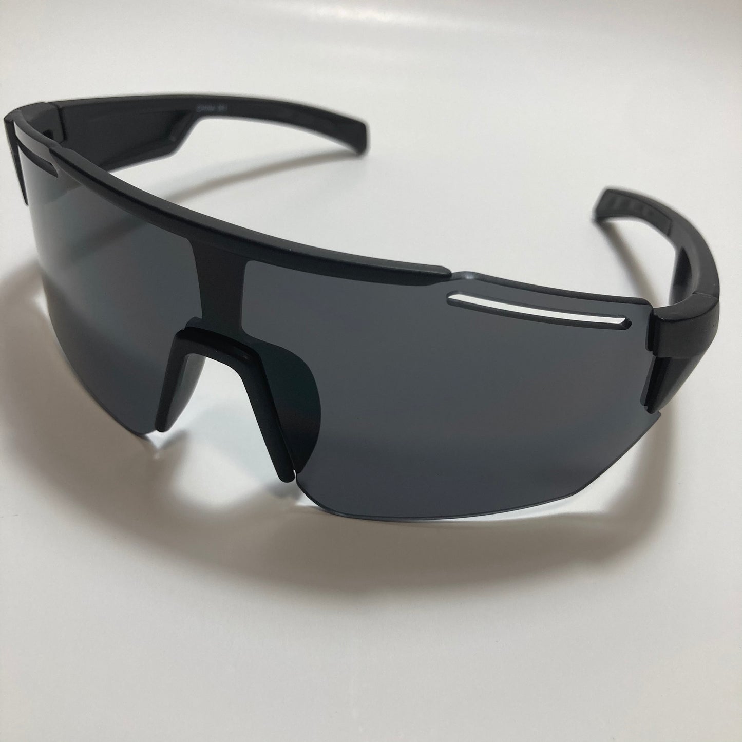 retro wrap around sunglasses with mirror lenses