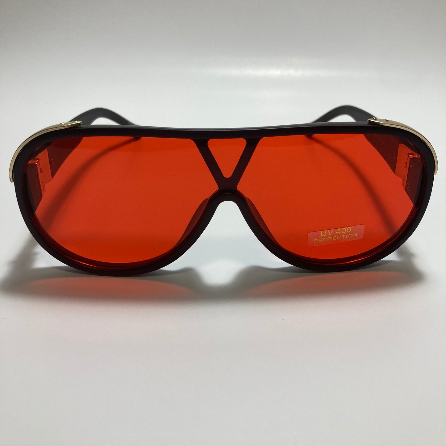 mens and womens black and red aviator sunglasses