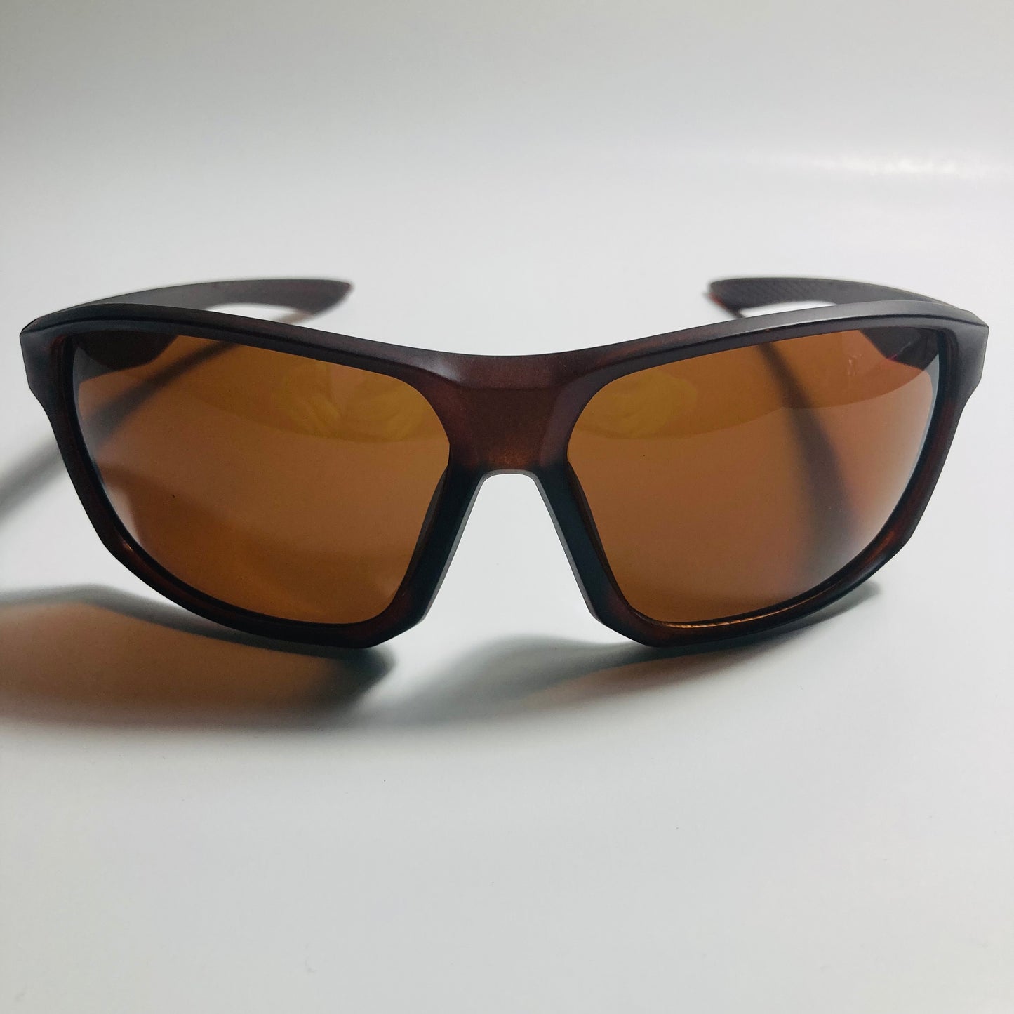 mens brown wrap around sunglasses