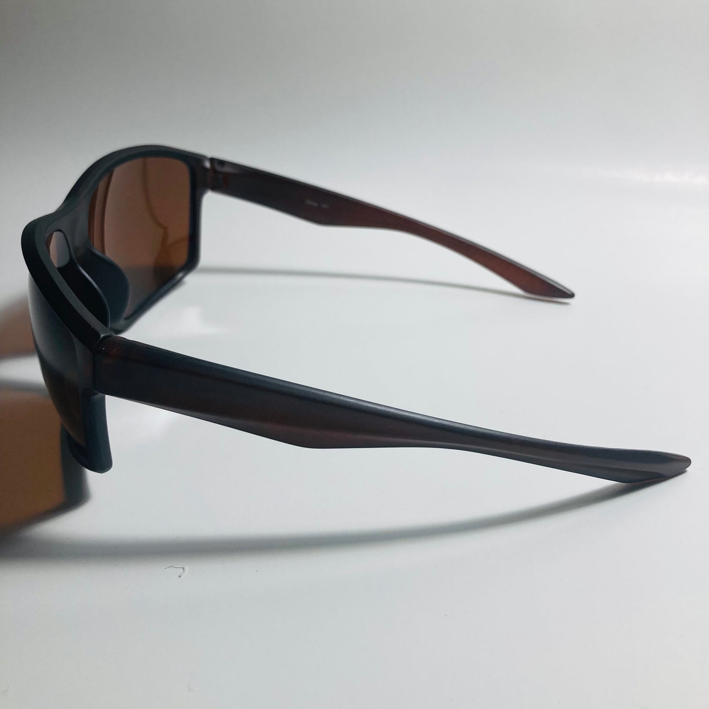 mens brown wrap around sunglasses