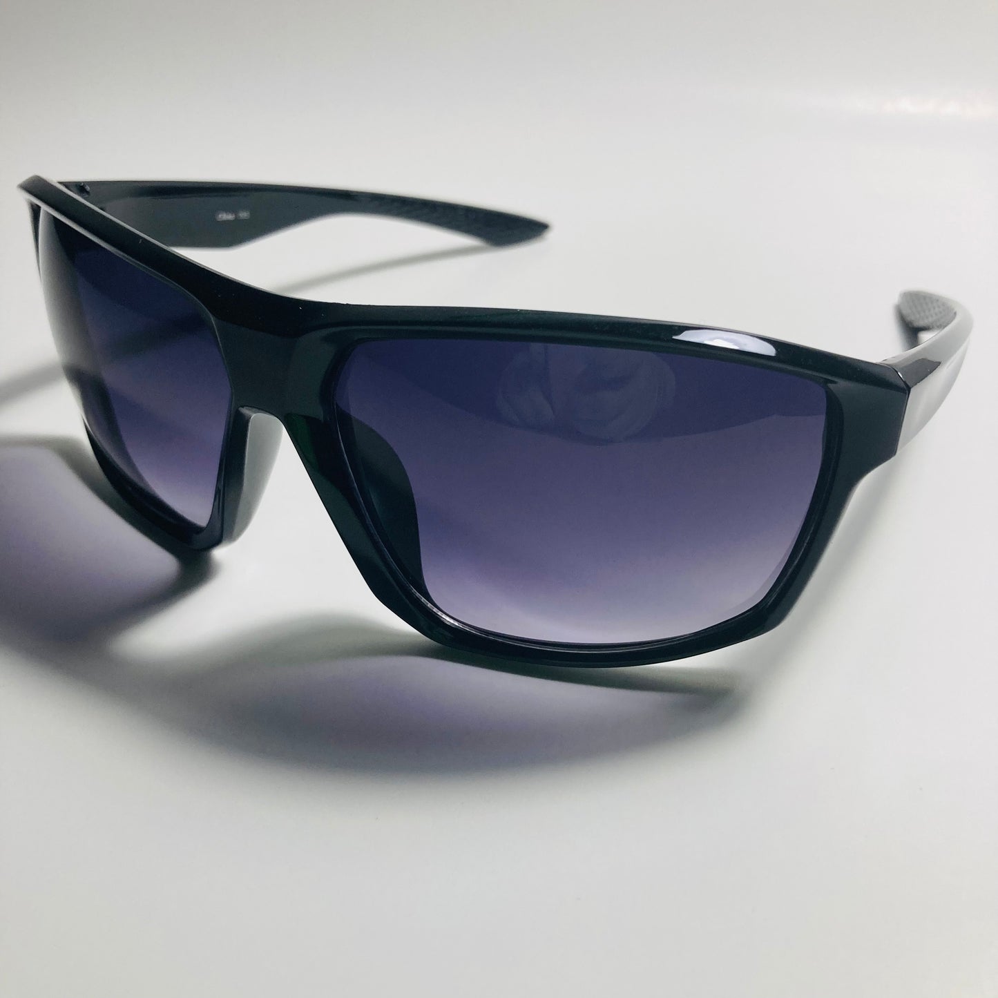 mens black wrap around sunglasses