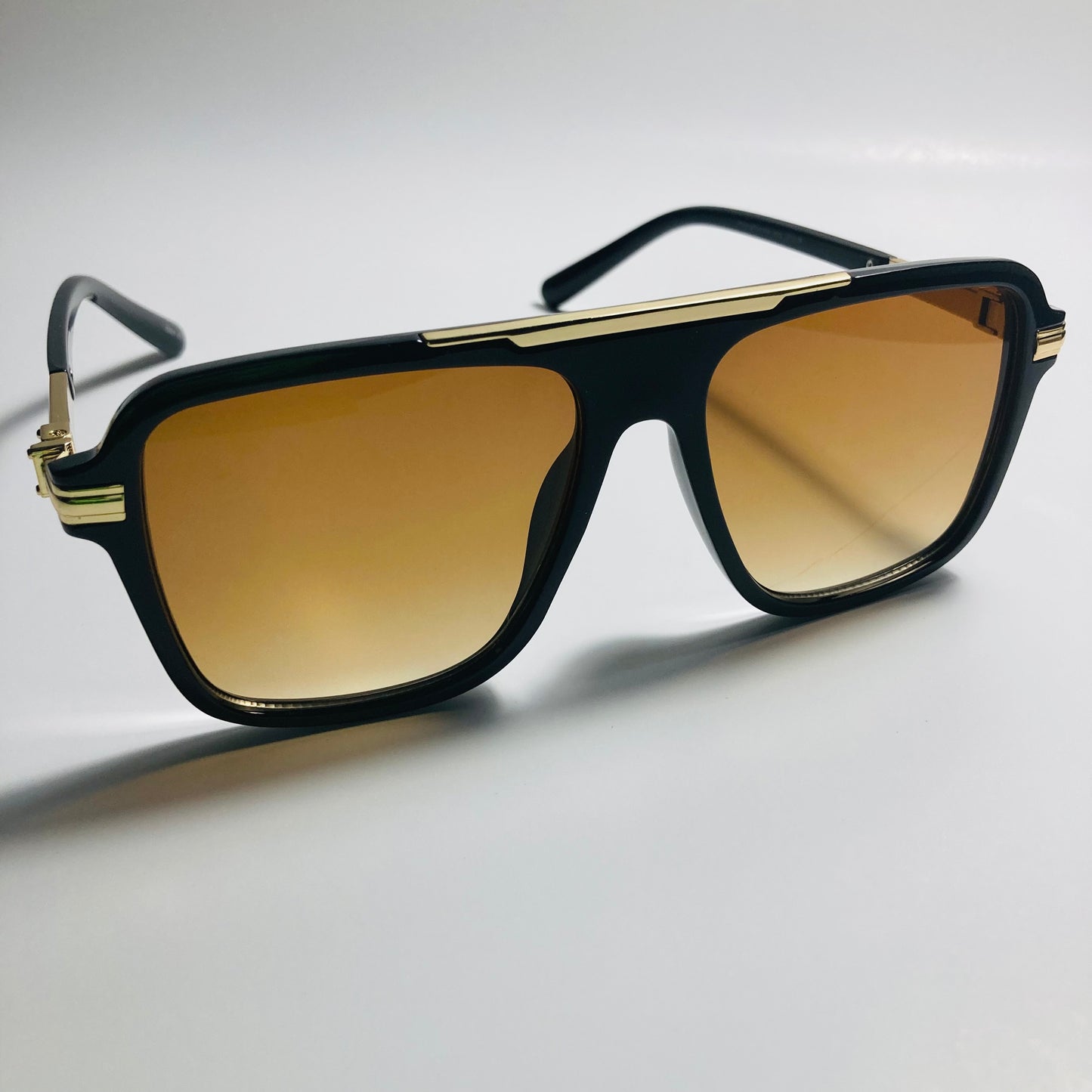 mens and womens black and brown aviator sunglasses