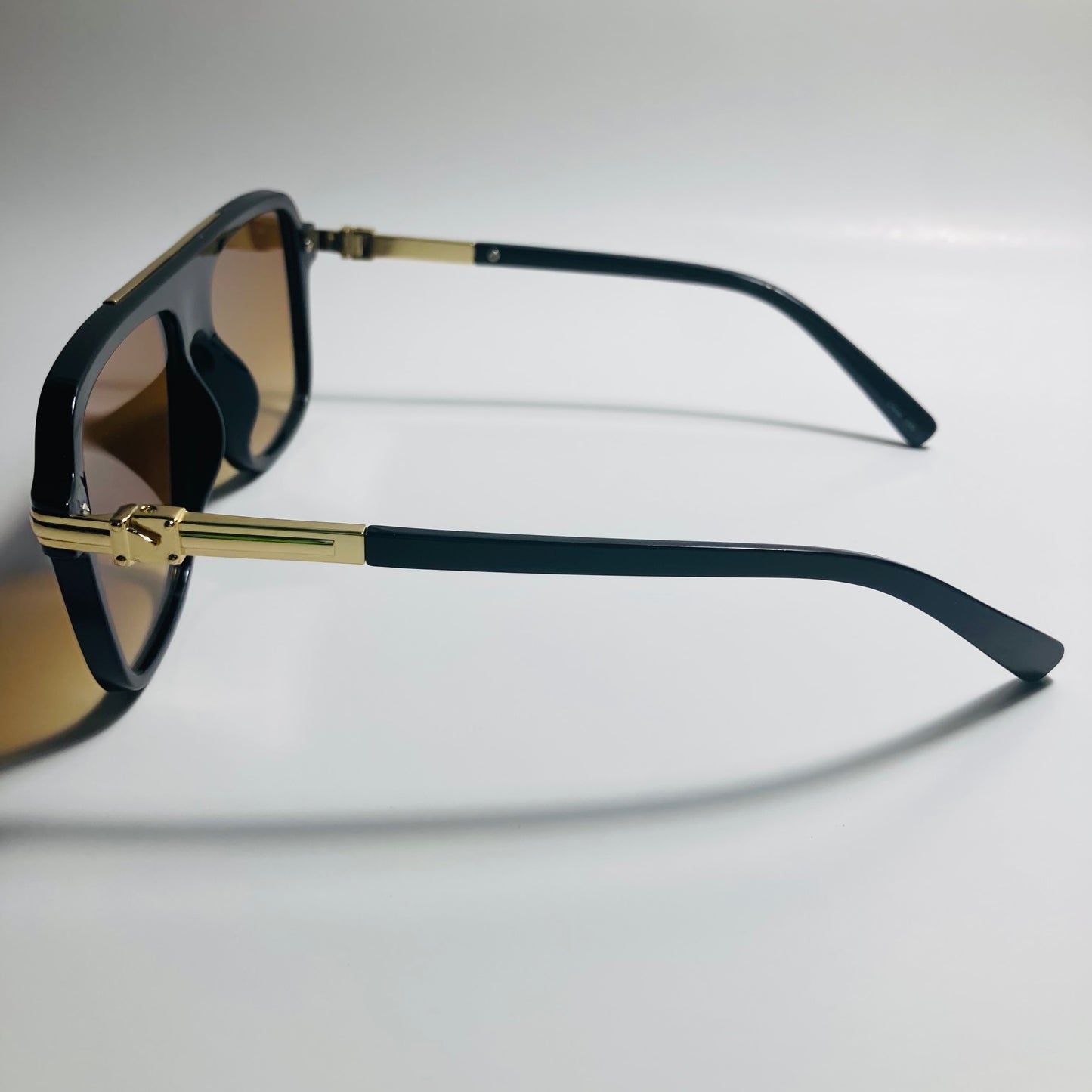 mens and womens black and brown aviator sunglasses