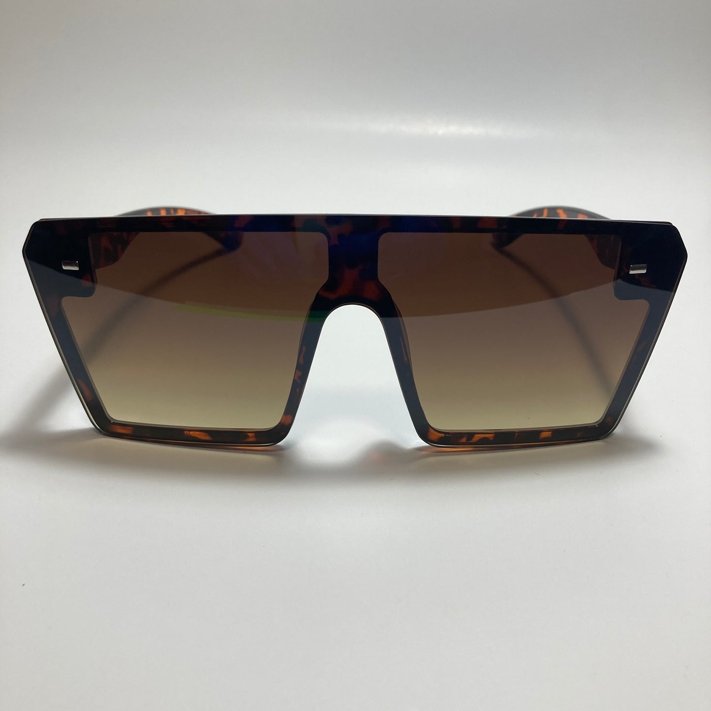 womens brown shield sunglasses
