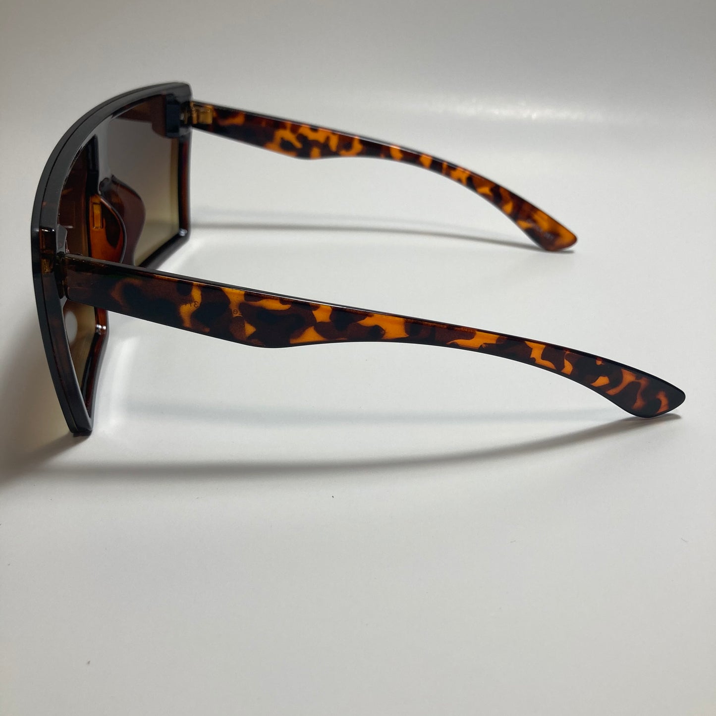 womens brown shield sunglasses