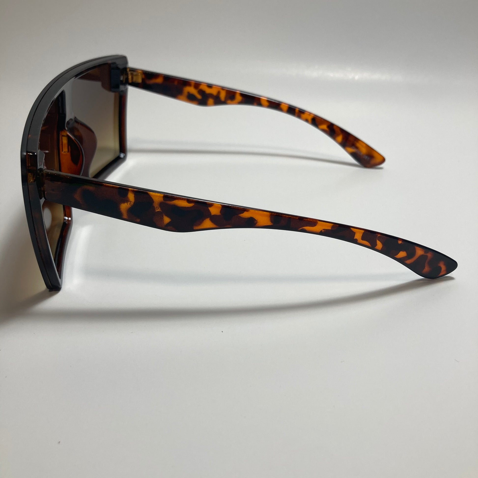 womens brown shield sunglasses