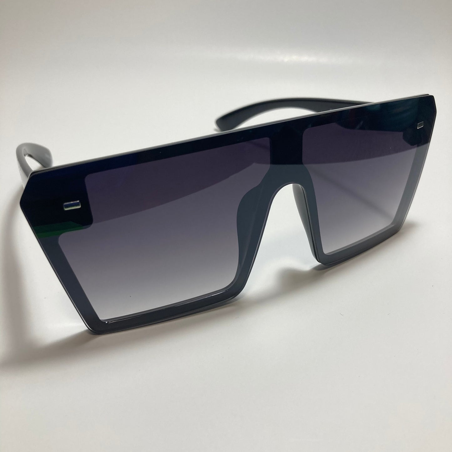 womens black shield sunglasses