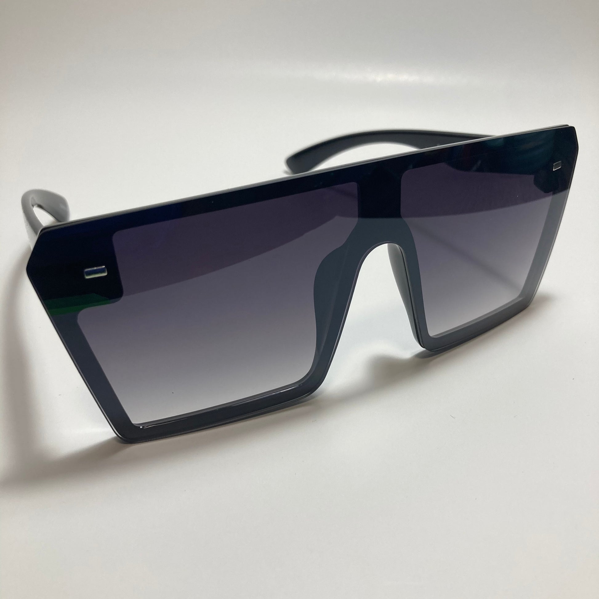 womens black shield sunglasses