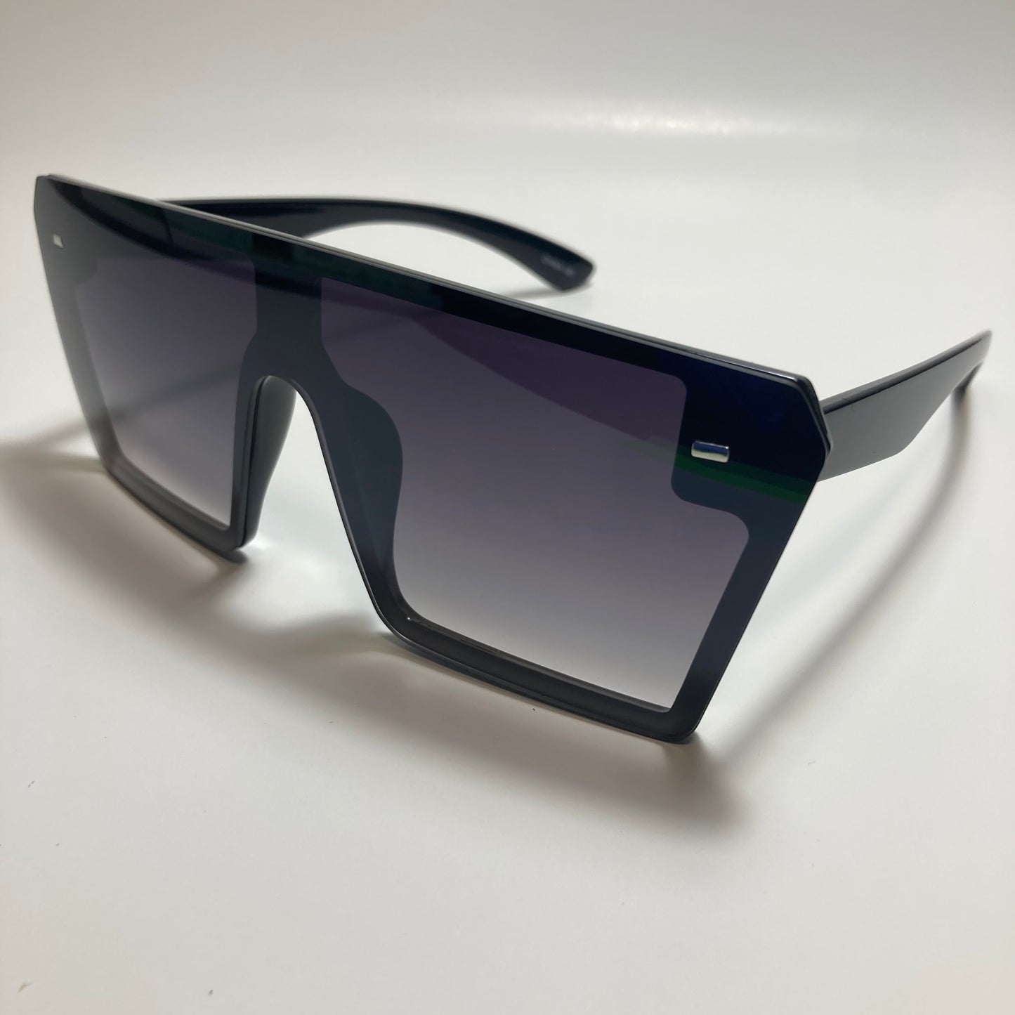 womens black shield sunglasses