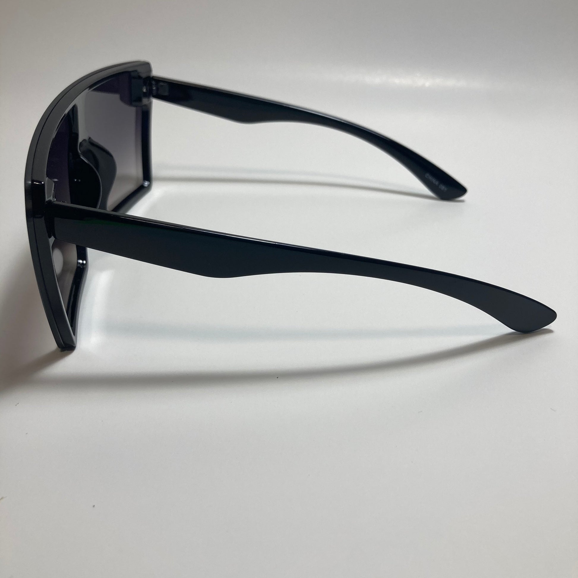 womens black shield sunglasses