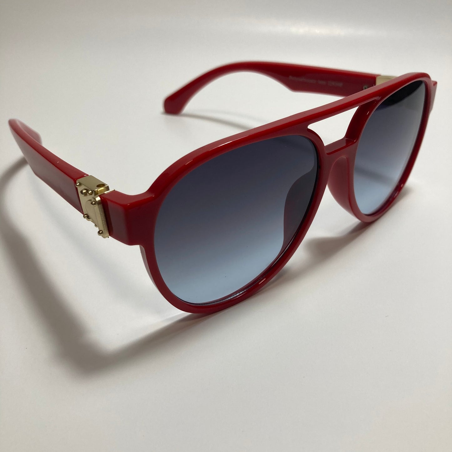 mens and womens red and black aviator sunglasses