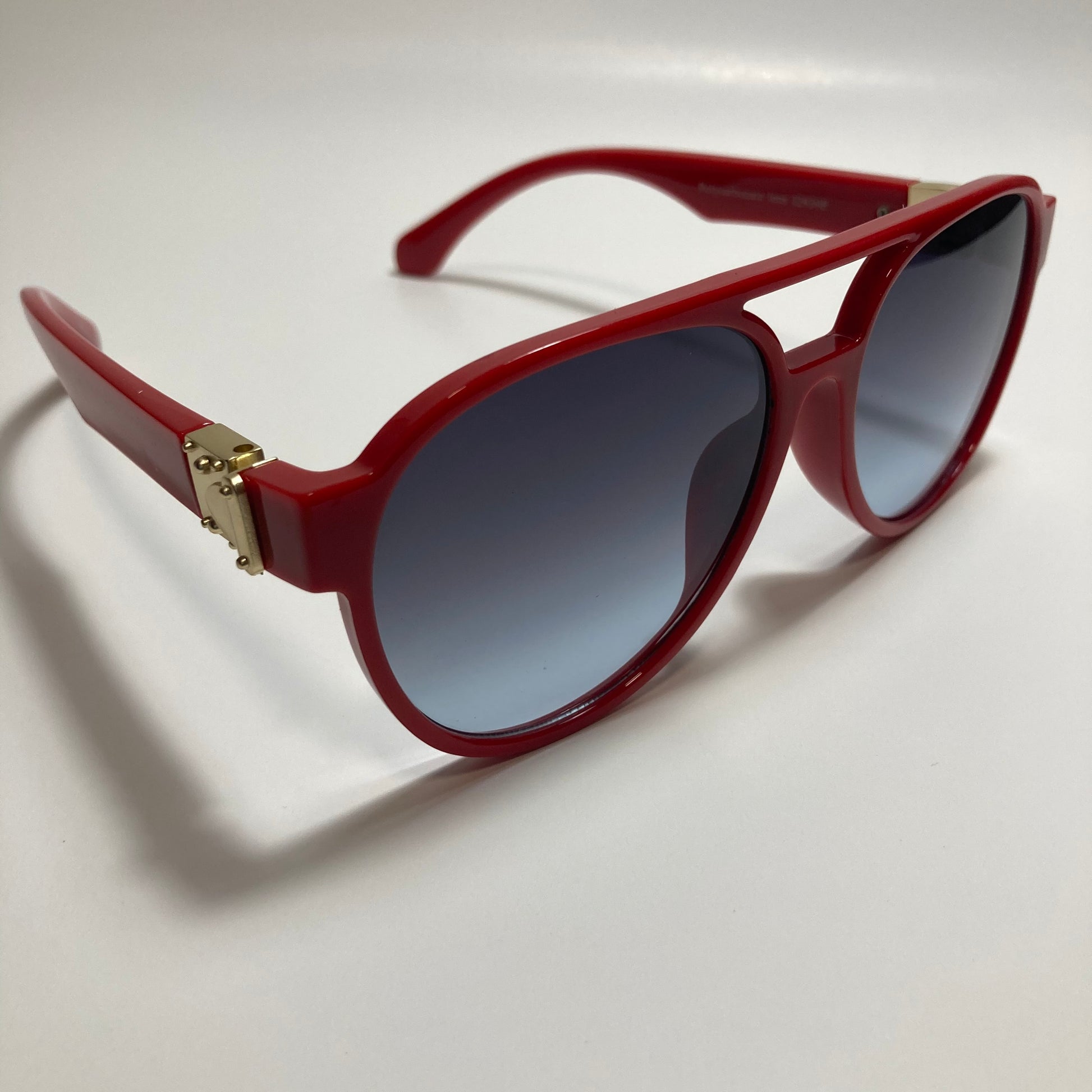 mens and womens red and black aviator sunglasses