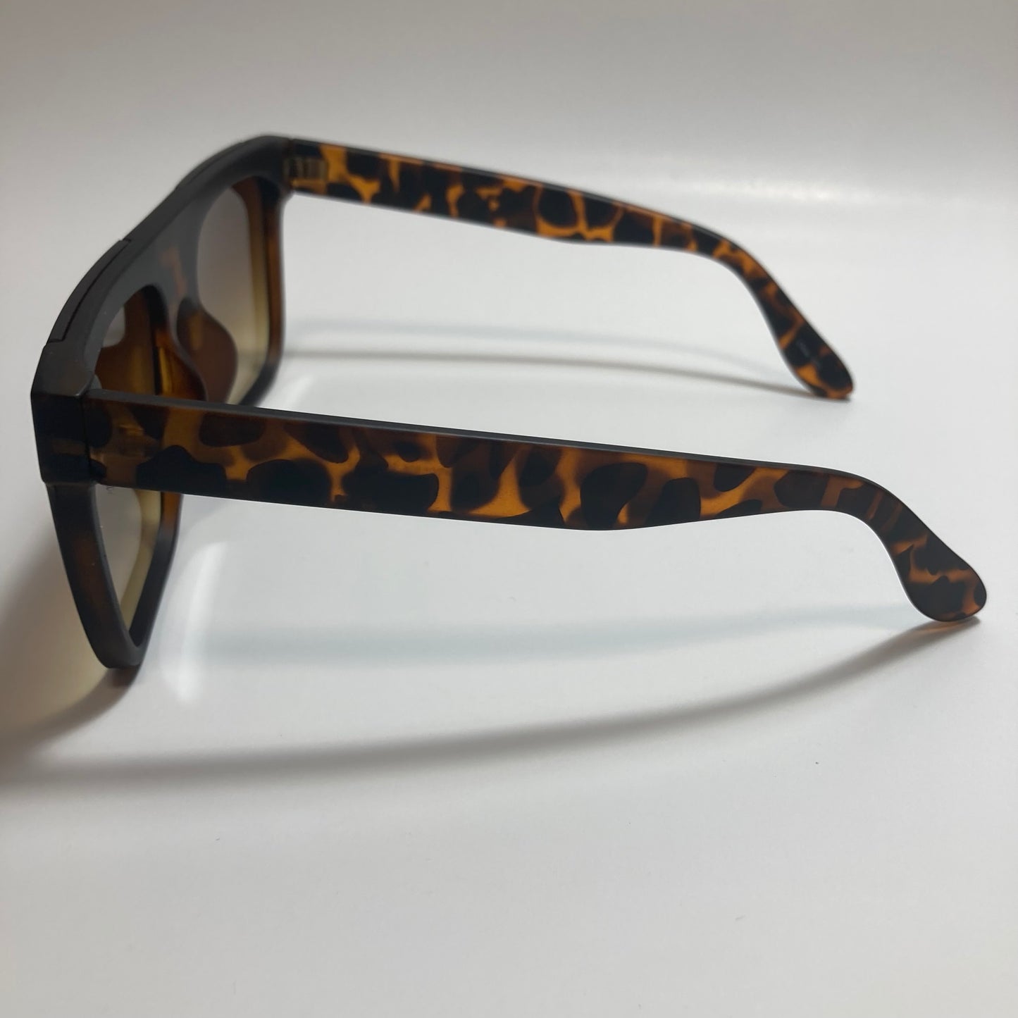 womens brown oversize square sunglasses with brown lenses