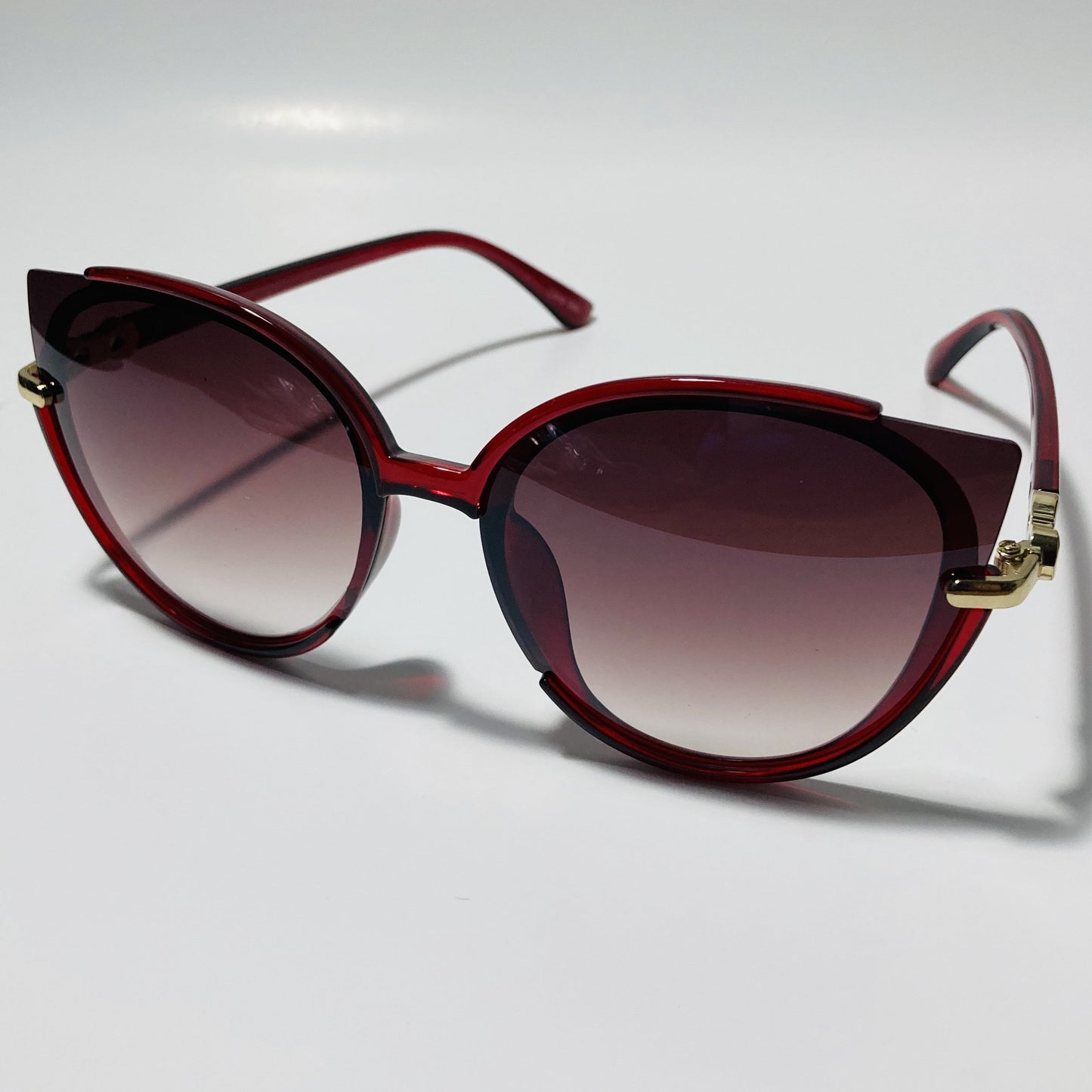 Womens red cat eye sunglasses