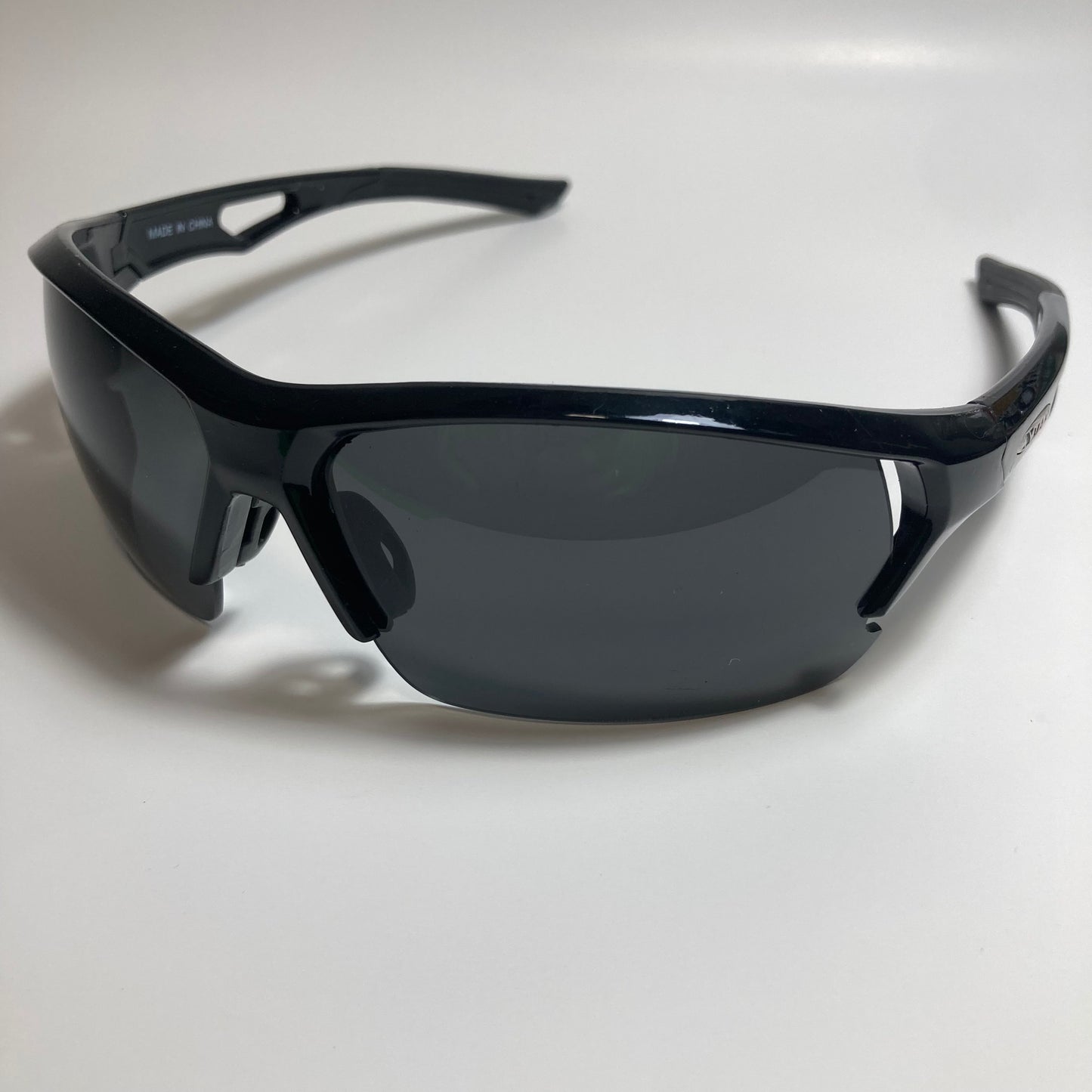 mens black wrap around sunglasses