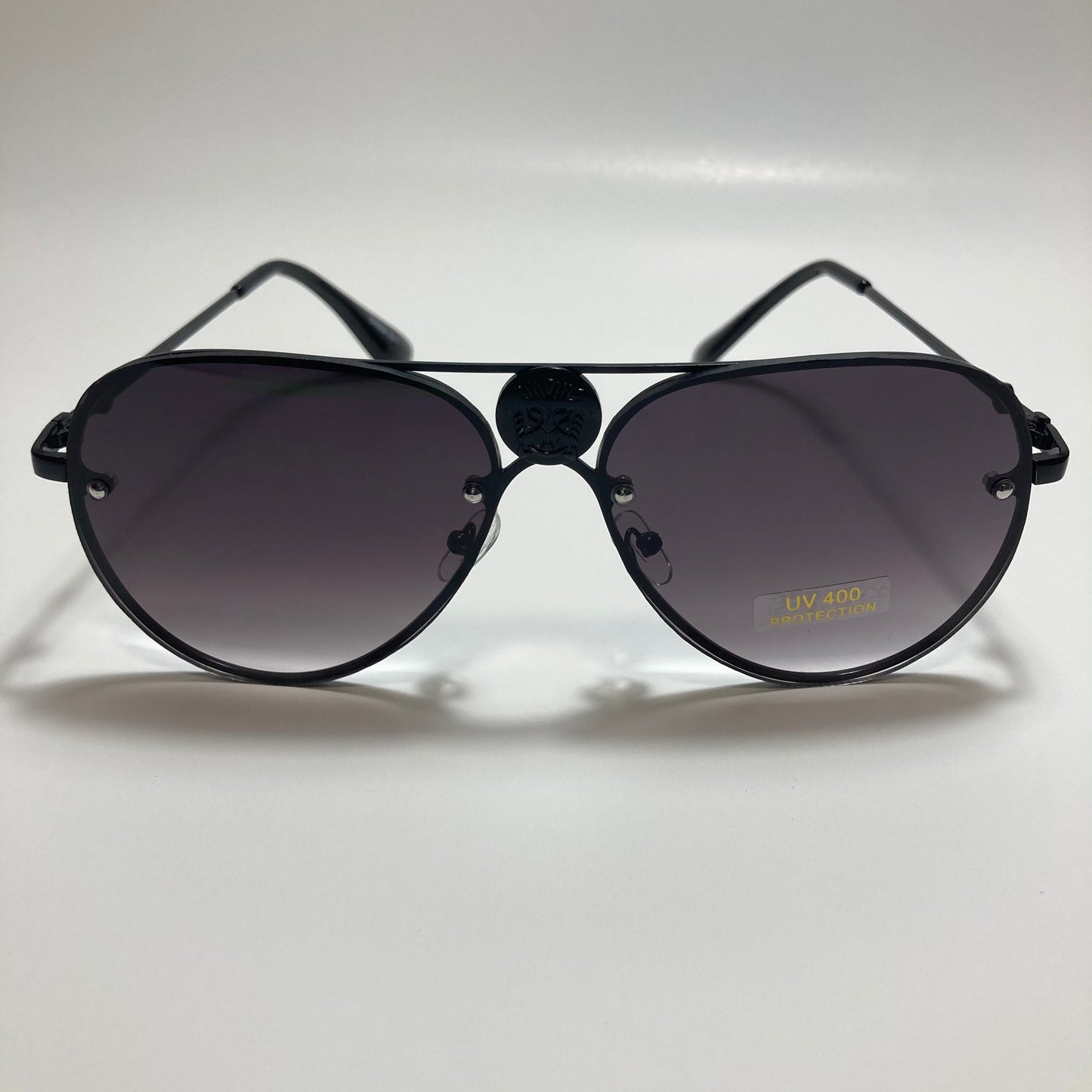 mens and womens black aviator sunglasses