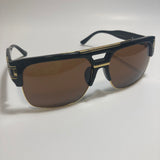 black, brown, and gold gazelle sunglasses 