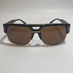 black, brown, and gold gazelle sunglasses 