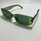 womens green square sunglasses