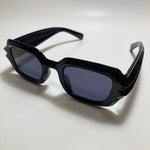 womens black chunky frame sunglasses