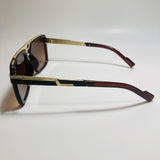 mens and womens brown and gold gazelle sunglasses