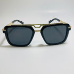 mens and womens black and gold gazelle sunglasses