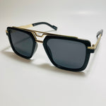 mens and womens black and gold gazelle sunglasses