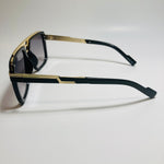 mens and womens black gold and mirrored blue gazelle sunglasses