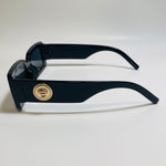 mens and womens black rectangle sunglasses 