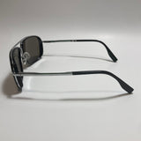 mens and womens black silver and blue mirrored aviator sunglasses