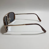 mens and womens gold brown and blue mirrored aviator sunglasses