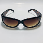 brown womens and mens wrap around sunglasses 